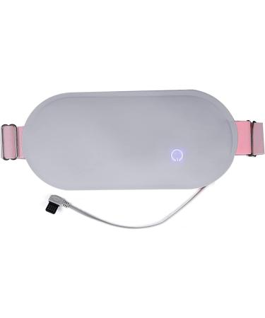 Electrically Heated Waist Belt | Graphene Infrared Heating | 3 Temperature Levels | Abdominal & Uterine Relief | Skin-Friendly Fabric (Gray) - Buy Online on SooperMarket.com