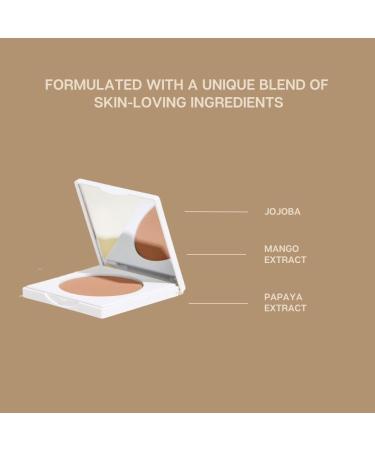Nuda Matte Bronzer Powder - Long-Wear Vegan Contouring Makeup for Natural Tan | Ideal for Fair-Medium Skin Tone | Cruelty-Free Bronzing Powder - Buy Online on SooperMarket.com