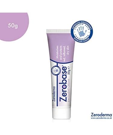 Zeroderma Zerobase Emollient Cream 50g - Moisturizing and Protecting Dry Skin - Buy Online on SooperMarket.com