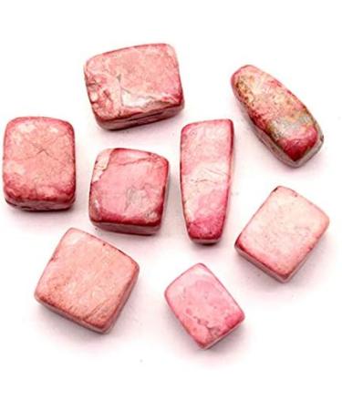 100g Natural Polished Rose Quartz Gravel Rhodonite Tumbled Stone for Decoration - Buy Online on SooperMarket.com