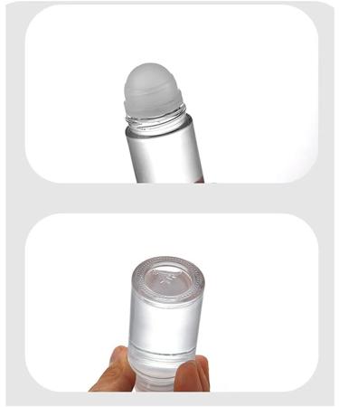 FSSTUD 2 Pack 50ml Roll-On Glass Bottles | Refillable Perfume & Essential Oil Containers | International Shipping Available - Buy Online on SooperMarket.com