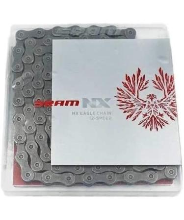 SRAM NX Eagle Chain 12-Speed - 126 Links - Gray | High-Quality Cycling Chain - Buy Online on SooperMarket.com