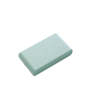 Large-Capacity Portable Buckle Design Masks Box with Waterproof and Dustproof Cover for Home Travel green
