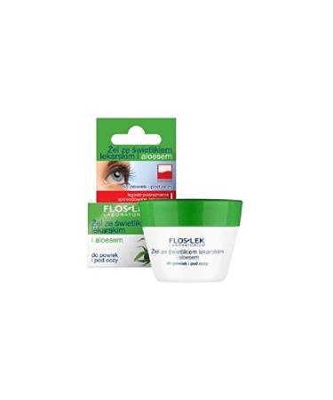Flos Lek Cream for use on the eyelid and under the eye with eyebright and aloe vera 10 g