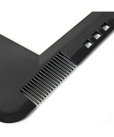 Harlington Group Beard Shaping Tool + Nose Hair Scissors Combo - Men's Facial Hair Styling Kit for Perfect Curve Cut Edging, Neckline, and Goatee Beard - Buy Online on SooperMarket.com