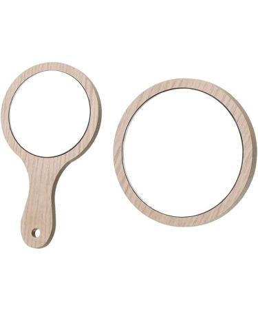 Portable Hand Mirror 7.2CM - Small Round Glass Compact Mirror - Buy Online on SooperMarket.com
