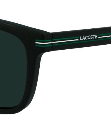 Lacoste Men's Matte Black Sunglasses | Stylish One Size Eyewear for All | International Shipping Available - Buy Online on SooperMarket.com