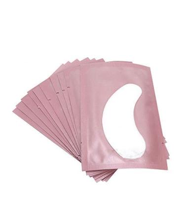 50 pair of eye mask eye pads for eyelash extensions eye pads for eyelash extensions lint -free eyes gel patch hydrogel eye pads professional lint free eye gel patch eyelash anti -aging eye pads (pink)