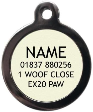 PS Pet Tags - Cat ID Tags - SuperCat Design - Zinc Alloy Metal - Small (24mm) Personalised On Reverse - Cat Name Address Identity Tag - Made in UK - Buy Online on SooperMarket.com