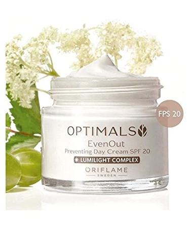 Oriflame Optimals Even Out Day Cream SPF 20 - Brightening & Protecting Moisturizer for Even Skin Tone - International Shipping Available - Buy Online on SooperMarket.com