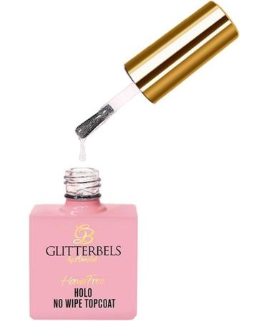 Arc Nails Glitterbels Gel Polish 8ml (Glitterbels Hema-Free Holo No Wipe Top Coat 17ml) - Buy Online on SooperMarket.com