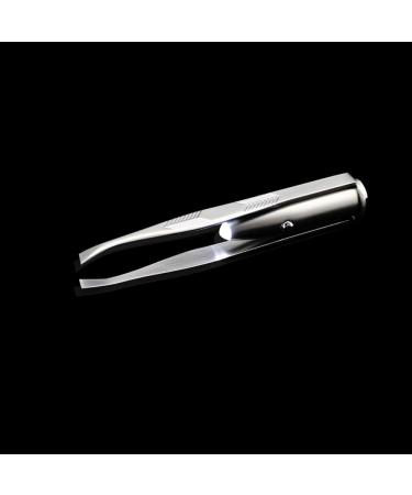 Premium LED Eyebrow Tweezers - Stainless Steel Hair Remover Tools with 3 Button Batteries - Perfect for Flawless Brows - Buy Online on SooperMarket.com