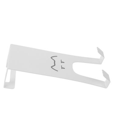 OSALADI Hook Storage Rack Behind Door Hat Hooks Towel Shelf Towel Holder Wall Hanging Hangers Iron White 18.00X7.00X4.50CM White
