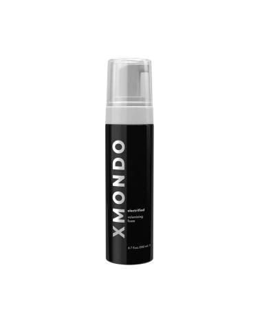 XMONDO Hair Electrified Volumizing Foam | Vegan Formula with Hair Strengthening Pro-Vitamin B5 and Anti-Frizz Nutrients to Reduce Drying Time and Add Maximum Volume & Body to Your Hair 6.7 Fl Oz 1-Pack