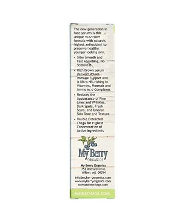Maine Chaga Age-Defying Face Serum | Unique Anti-Aging Formula for Fine Lines & Wrinkles | 2 Oz | Shop Internationally - Buy Online on SooperMarket.com