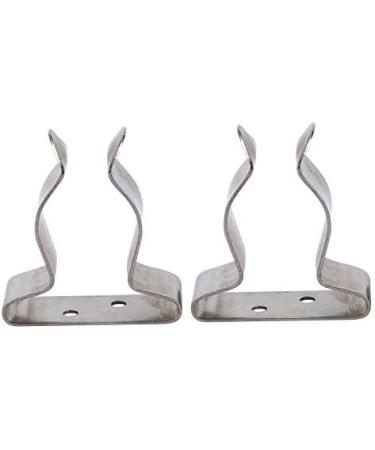 Stainless Steel Boat Hook Spring Clip Holder Bracket - Marine Spring Clip 9824S - 1 to 1-3/4 ID - Buy Online on SooperMarket.com