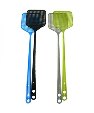 HAC24 Set of 4 XL fly swatters 50 cm insect killer insect protection fly killer