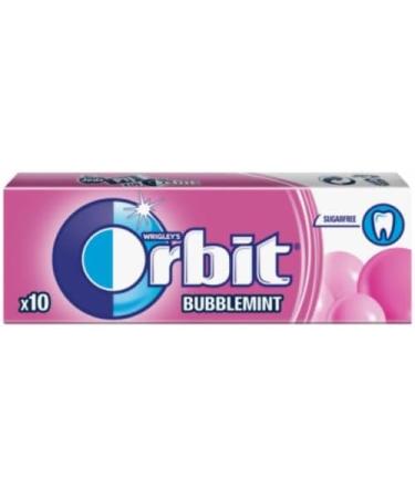 10-30 Packs of Original WRIGLEY'S Orbit/Extra Chewing Gum Packs Fresh Stock (Orbit BUBBLEMINT 20 Pack) - Buy Online on SooperMarket.com