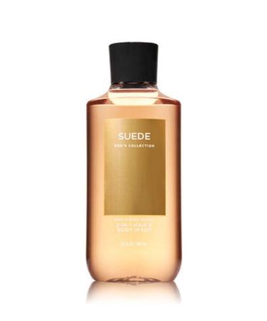 Bath and Body Works Suede Men's Collection 2-IN-1 Hair and Body Wash 10 Ounce Shower Gel