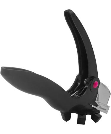 POFET False Nail Tip Professional Adjustable Artificial Nail Trimmer Nail Catcher Trimmer with Turntable for Different Nail Shapes Black - Buy Online on SooperMarket.com