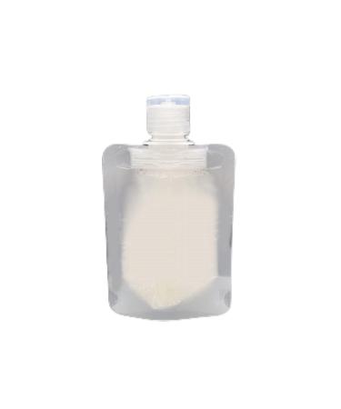 Cosmetic Squeeze Pouch Refillable Empty Squeeze Pouch Cosmetic Lotion Shampoo Plastic Spout Foldable Sample Containers for Travel50ML