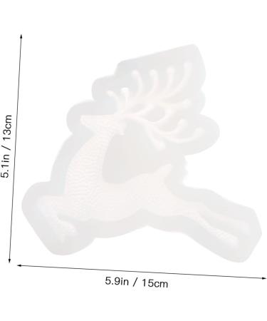 Ciieeo 1pc Christmas Stencils Silicone Molds Silicone Mold for DIY Candy Silicone Mold Chocolate Cake Mold - Buy Online on SooperMarket.com