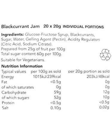 Jam Marmalade Individual Assorted Single Portions Mixed Flavours Selection (18 Portions) - Buy Online on SooperMarket.com