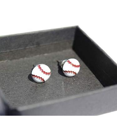 Baseball Stud Earrings Set - 2 Pairs (Small) - Buy Online on SooperMarket.com