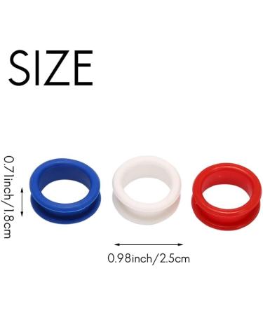 Dacvgog 50 Pieces Silicone Rings for Any Insert a Scissors Styling Tools Hair Cutting Accessories Mix Colours - Buy Online on SooperMarket.com