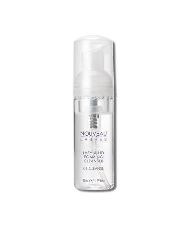 Nouveau Lashes Lash & Lid Gentle Foaming Cleanser Encourages Optimal Lash and Eyelid Hygiene Suitable for Use on Lash Extension Vegan 50 ml (Brush Not Included)