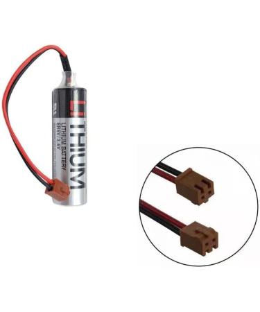 Buy 40 Pack ER6VCT ER6V/3.6V PLC Battery for Robot OTC - 2000mAh with Small Brown Plug | International Shipping Available - Buy Online on SooperMarket.com