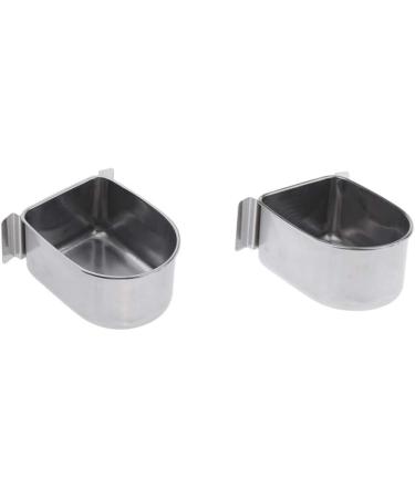 LOVIVER Set of 2 Birds Drinking Bowls - Hanging Cups & Feeder Bowls for Poultry & Wild Birds - Ideal for Outdoor Use - Buy Online on SooperMarket.com