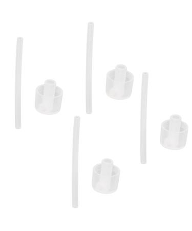 Zetiling 30Pcs Bottle Pump Head ABS Refill Pump Head Transfer Tool Suitable for Lotion Oil Liquid Soap Makeup Remover and More Including 30pcs ABS Material