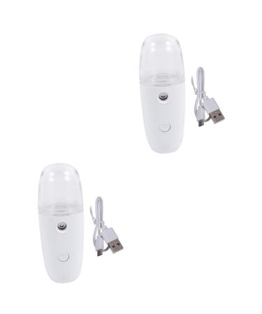 Housoutil 2 Sets Spray Hydrating Apparatus Portable Face Sprayer Mini Facial Carburetor 11.2x4.2cmx2pcs