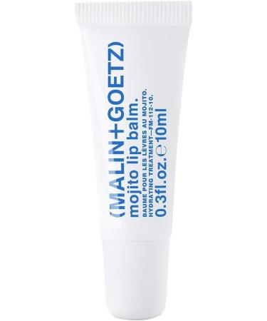 Malin + Goetz Mojito Lip Moisturizer for men and women  long lasting hydrating  soothing dry lip repair treatment  lightly fragranced  color free. vegan and cruelty free 0.3 fl oz