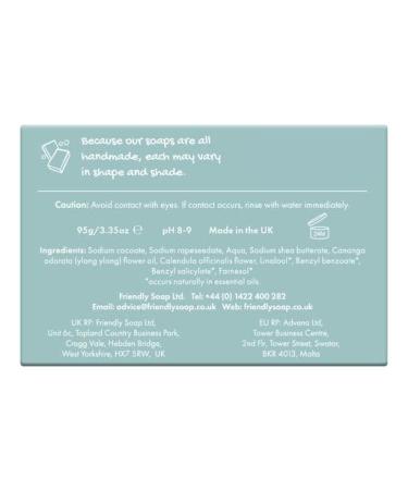 Natural Ylang Ylang Bath Soap 3.35 oz | Luxurious Aromatic Skincare for All Skin Types | International Shipping Available - Buy Online on SooperMarket.com