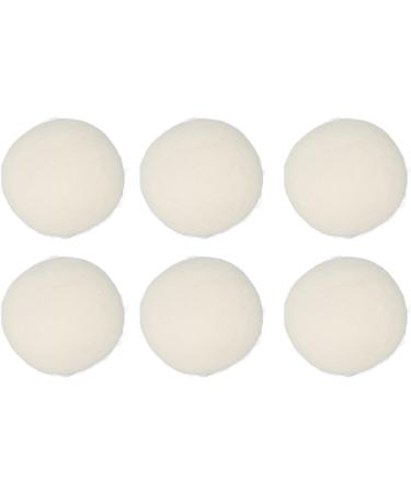 Wool Drying Balls Static Reduction Fabric Softener Ball Safe Reusable 6 Pieces Time Saving for Family (7cm) - Buy Online on SooperMarket.com