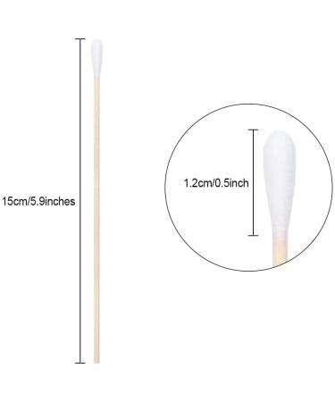 Buy Latrate 100pc Extra Long Cotton Swabs - 15cm Wooden Handle for Makeup Cleaning & More | International Shipping Available - Buy Online on SooperMarket.com