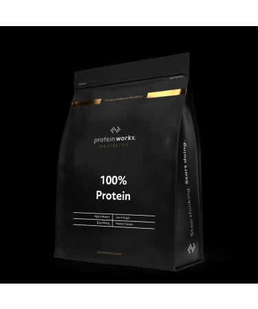 Protein Works - 100 percent Protein 1.25kg High Protein Blend 41 Servings Strawberries 'n' Cream Strawberries 'n' Cream 1.25kg (41 servings) - Buy Online on SooperMarket.com