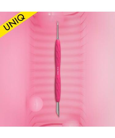 STALEKS PRO Cuticle Pusher - Rubber Silicone Handle & Stainless Steel | Natury Nails UNIQ 11/2 - International Shipping Available - Buy Online on SooperMarket.com
