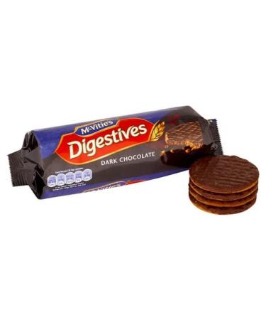 McVitie's Digestive Dark Chocolate Biscuits 266g - Pack of 4 | Zuvo Packed Original British Cookies - Buy Online on SooperMarket.com