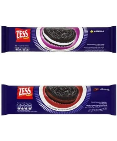ZESS Cream Sandwiches Cookies 127.4gmx1pkt (Vanilla/Choco) (MY) - Buy Online on SooperMarket.com