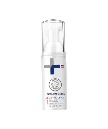 Facial Mousse Facial Exfoliating Mousse Peeling Gel Face Scrub Deep Remove Cleaning Cream Smooth Moisturizing Skin for All Skin 60ML