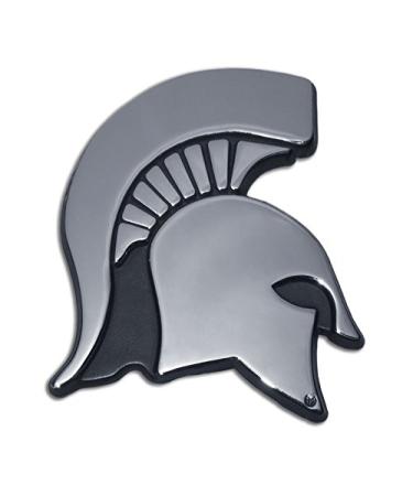 Elektroplate Michigan State University Spartan Head Logo Chrome Plated Premium Metal Car Truck Motorcycle NCAA College Emblem