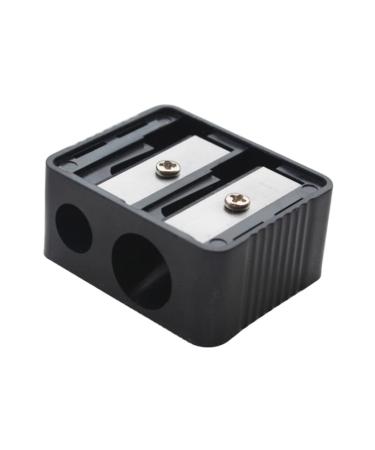 Eyeliner Sharpener Cosmetic Pencil Sharpener Double Holes Makeup Sharpener Dual Make Up Pencil Sharpener for Eyebrow Lip Liner Eyeliner