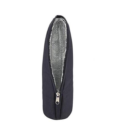 FTVOGUE Insulated Bottle Bags Water Bottle Holder Warmer Bags Baby Feeding Bottle Carrier Thermal Bags Hang Stroller(3.15 * 3.15 * 9.45inch)