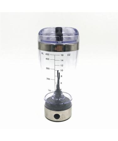 Electric Protein Shaker Blender Protein Shaker Bottle Mixer USB Rechargeable Automatic Movement Vortex for Juices Cocktails Coffee Tea BPA Free for Hiking Running Cycling Traveling 450Ml