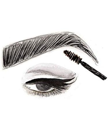 Eveline Eyebrow Mascara Brow&Go Thickening Fibers & Precision Brush | 10ml No. 02 Dark Perfect Eye Make-Up for International Shipping - Buy Online on SooperMarket.com