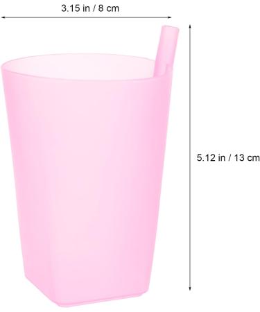 EXCEART 4PC Candy Color Sippy Cups with Built-in Straw for Children - Toddler Drinking Cups - Milk Cups - Water Container - Buy Online on SooperMarket.com