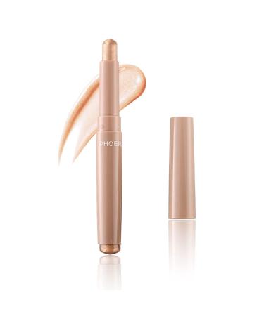 Go Ho Cream Eyeshadow Stick Shimmer Eyeshadow Pencil Crayon Eye Stick  Waterproof Creamy Eyeshadow Pen Smooth Easy To Color 109 Champagne